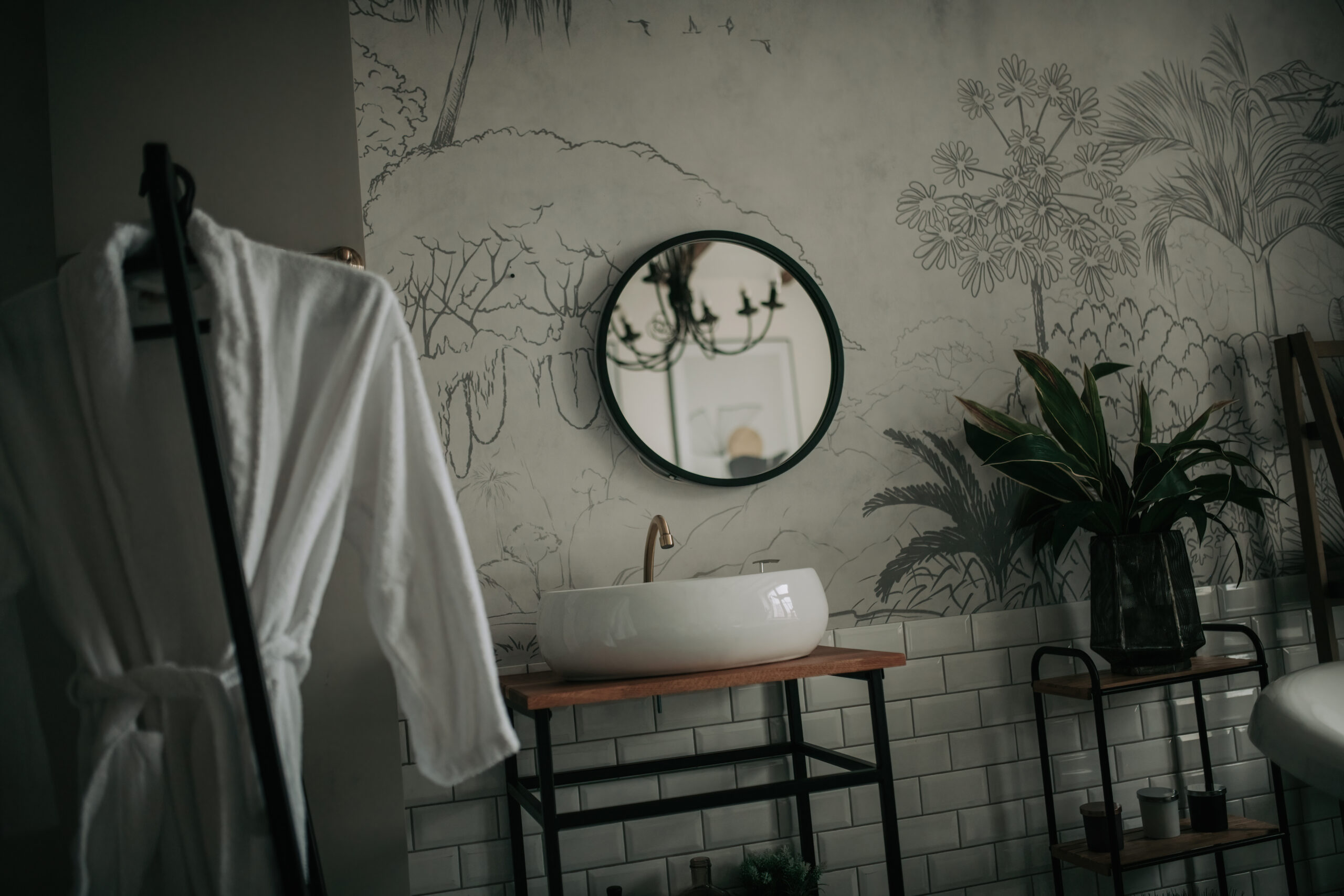 luxury interior of eco style modern bathroom with 2024 11 03 05 09 16 utc scaled